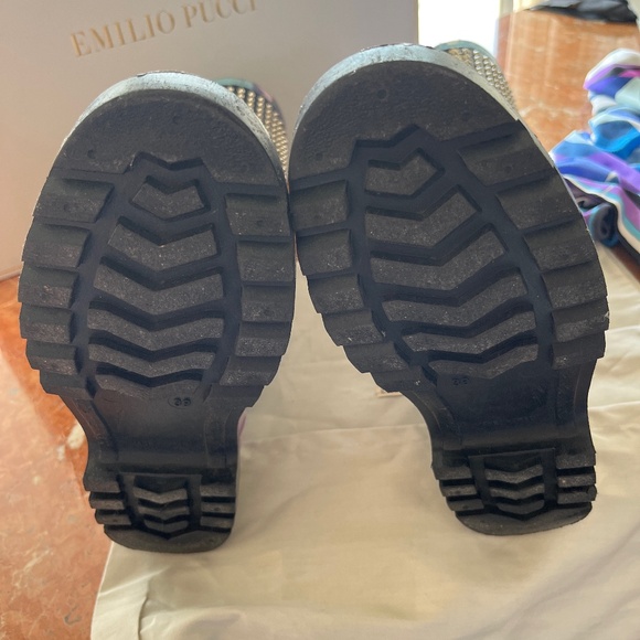 Authentic Emilio Pucci studs excellent condition rain boots - Picture 4 of 10